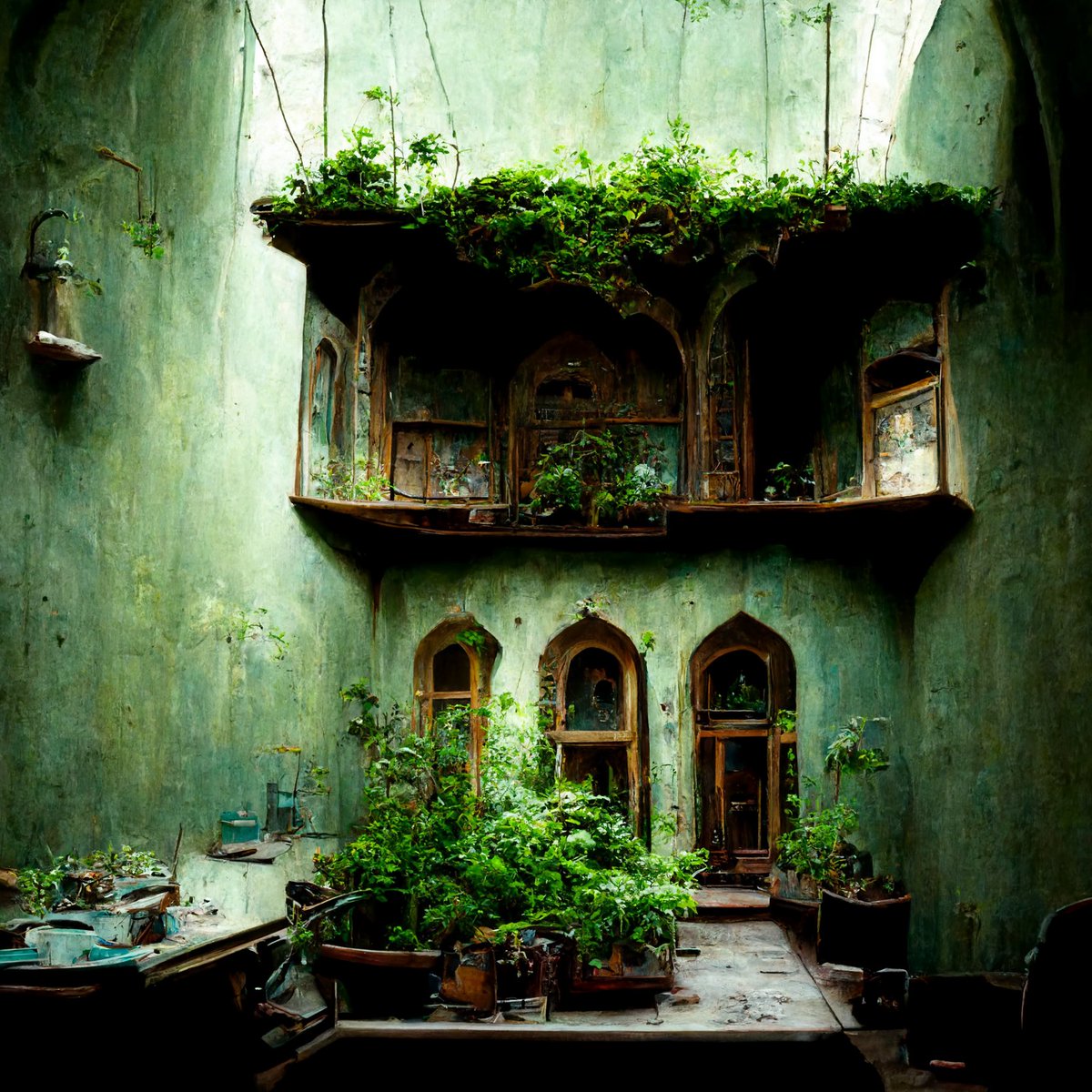 خانه ای متروک در شمال ایران