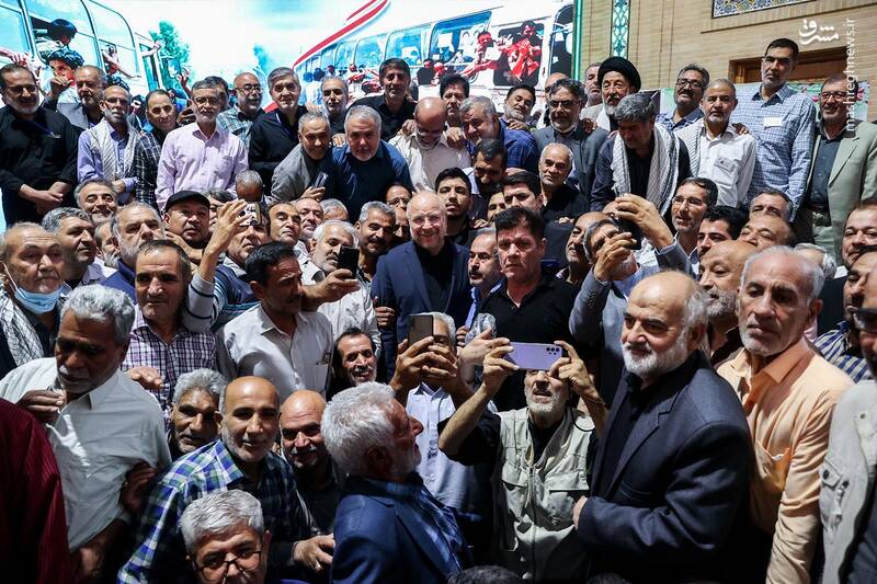 عکس/ حضور قالیباف در همایش سراسری آزادگان موصل