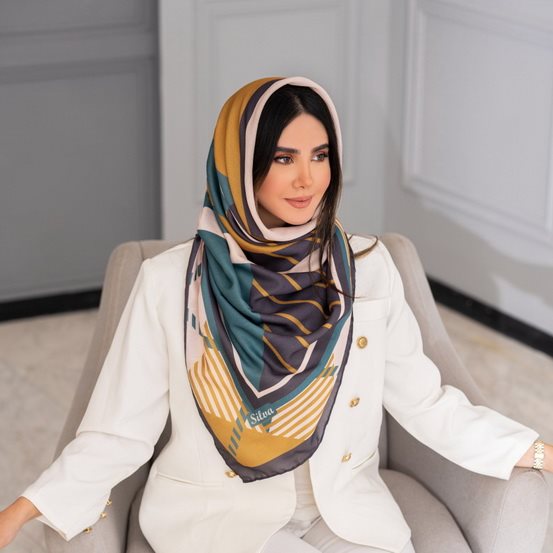 روسری های مجلسی را شیک و ساده ببندید