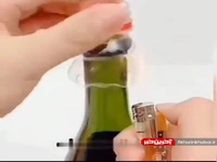 ترفند متفاوت برای پلمپ کردن در بطری