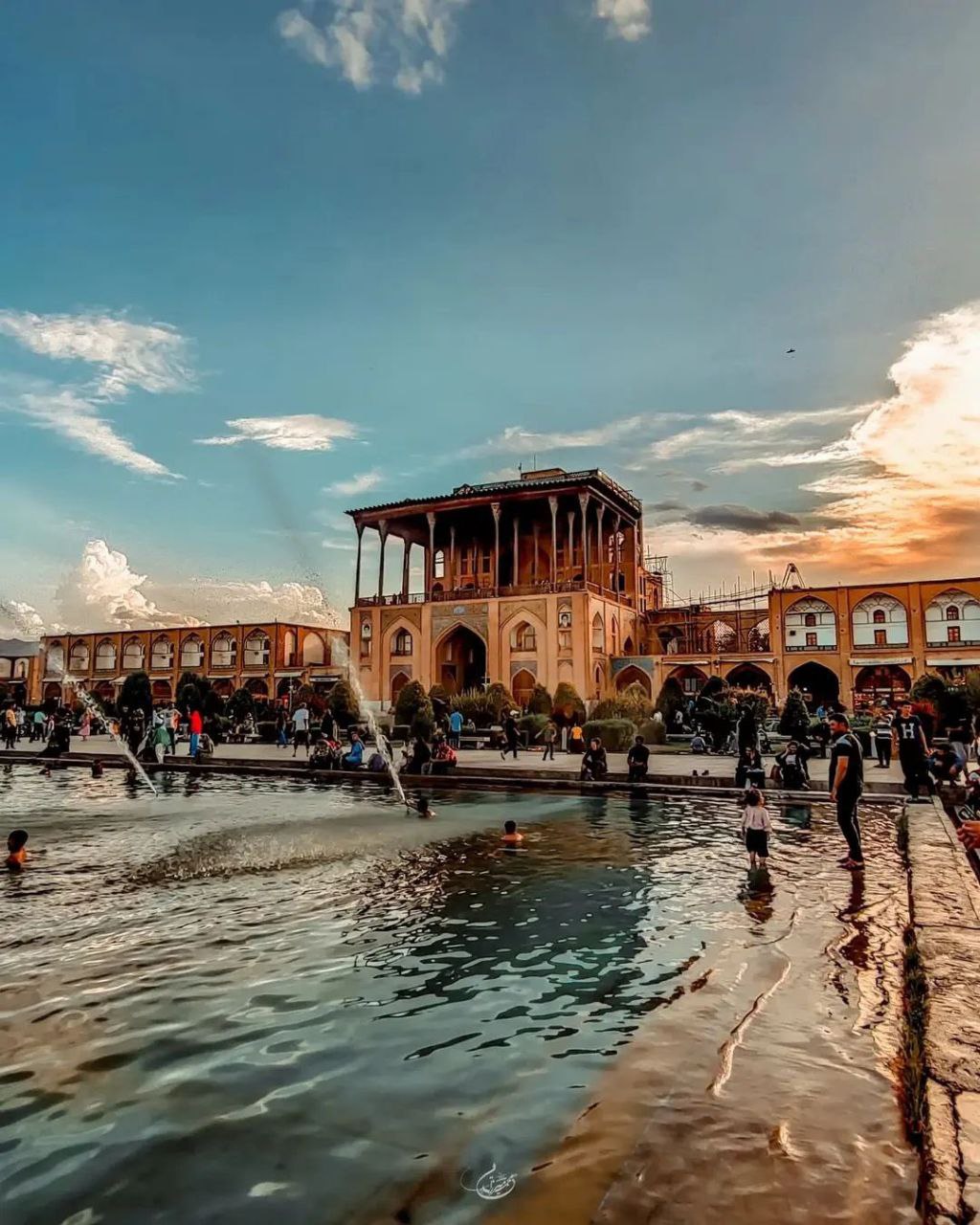 نمایی زیبا از میدان نقش جهان اصفهان