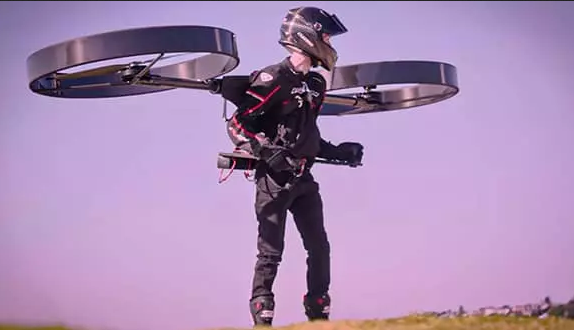 این پهپاد پوشیدنی شما را به انسان‌ پرنده تبدیل می‌کند