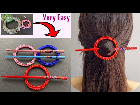 ایده درست کردن گل سر زیبا