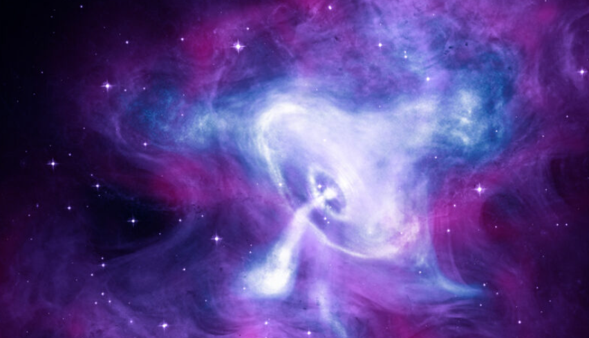 تصویر روز ناسا؛ تپاختر خرچنگ در دام گازهای کیهانی تصویر روز ناسا؛ تپاختر خرچنگ در دام گازهای کیهانی