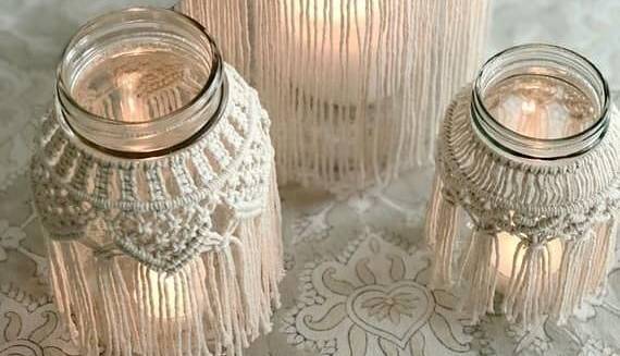 آموزش جاشمعی دکوری با شیشه مربا