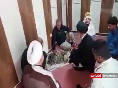 عزاداری بر بالین پیکر شهید تازه پیدا شده