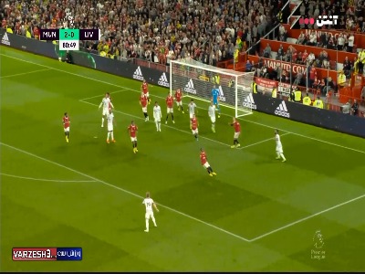 گل اول لیورپول به منچستریونایتد