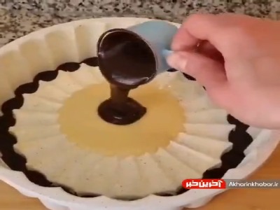 ترفند تزئین کیک زبرا