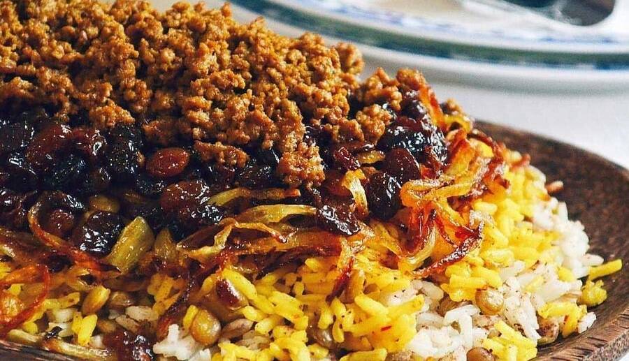 عدس پلوی درباری خاص و متفاوت