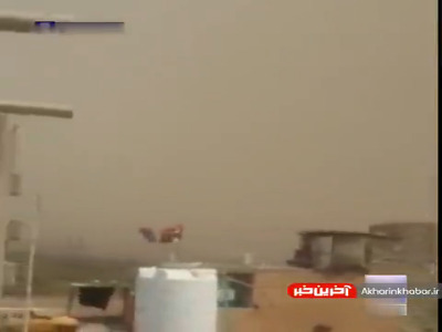 شروع طوفان و گرد و غبار در بصره