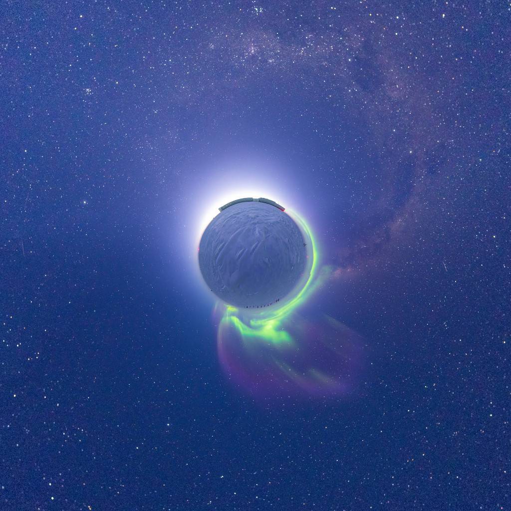 شفق جنوبگان در سیاره شازده کوچولو  