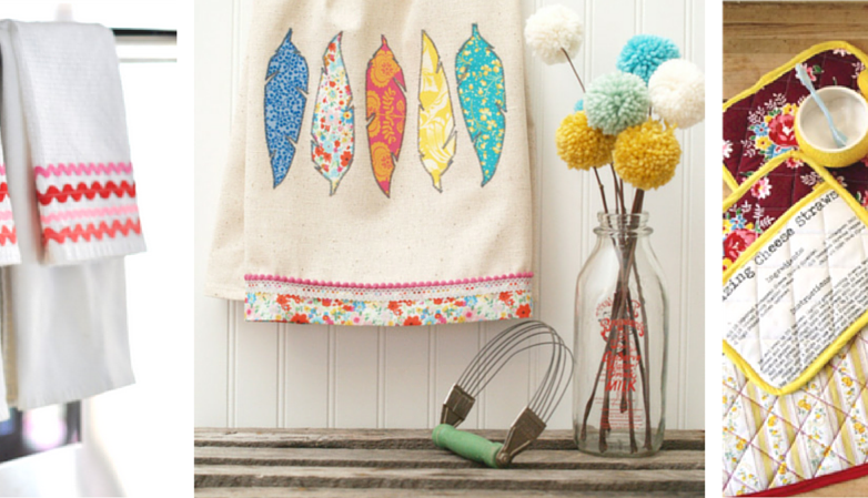 روش دوخت دستمال آشپزخانه زیبا