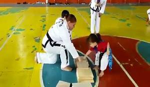 بامزه ترین دختر بچه تکواندو کار