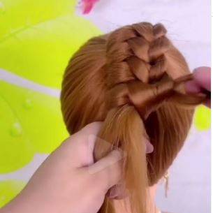 بافت زنجیره ای خاص برای موهای بلند