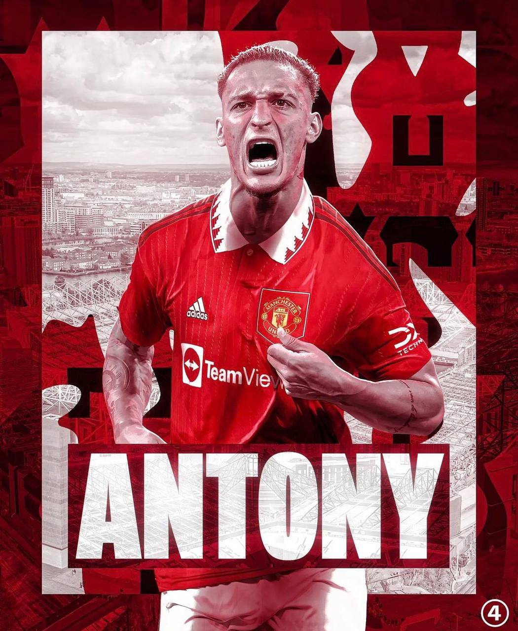  آنتونی به منچستریونایتد پیوست