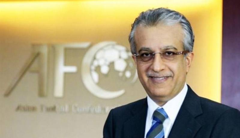 پیام تبریک شیخ سلمان به رییس جدید فدراسیون فوتبال