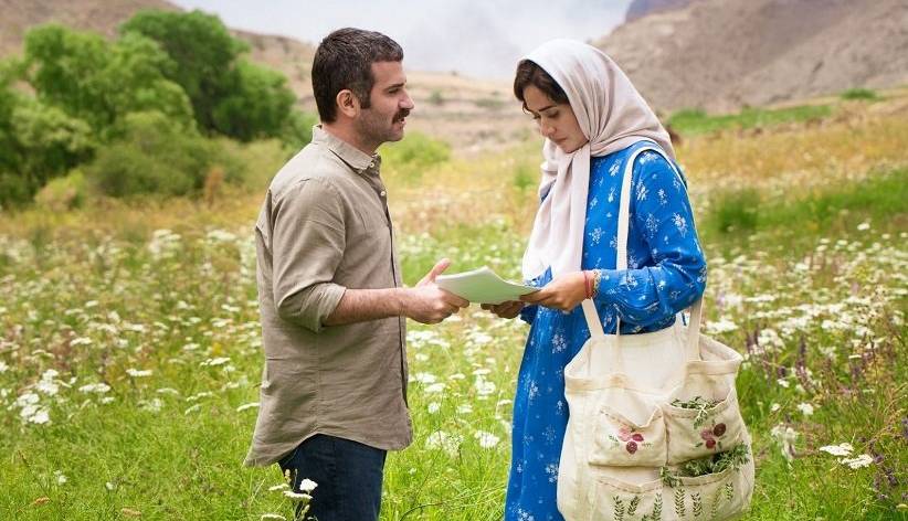 جشن تولد پریناز ایزدیار در پشت صحنه «ملاقات خصوصی»