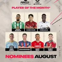 نامزدهای بهترین بازیکن ماه آگوست لالیگا