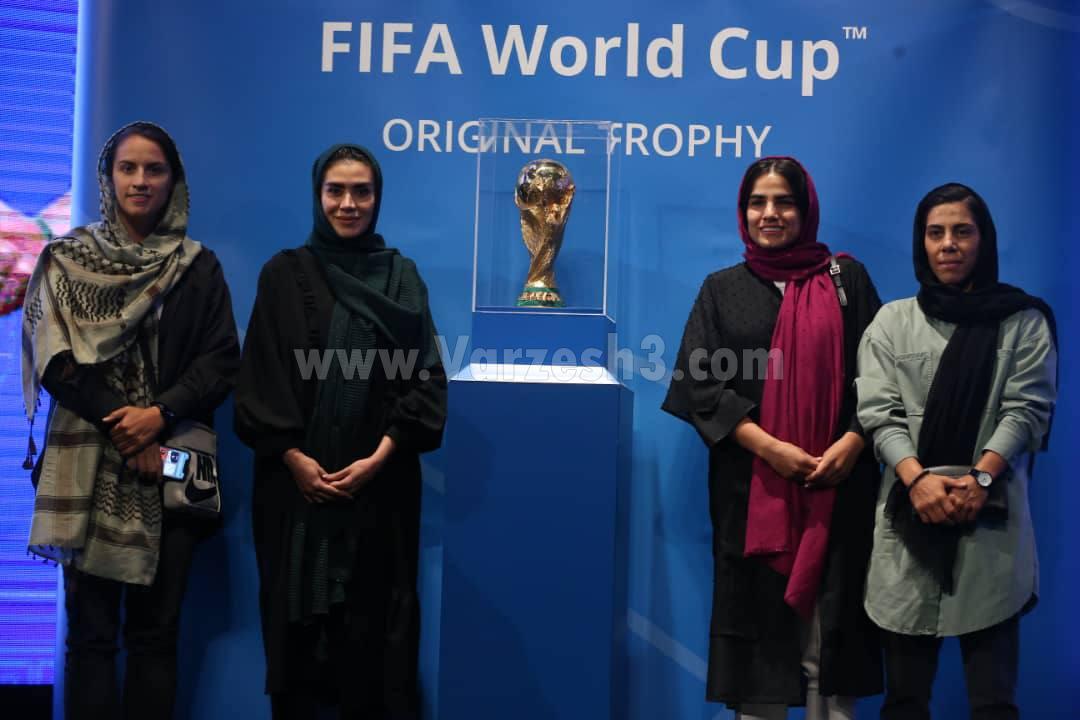 ۴ نماینده زنان در مراسم رونمایی از کاپ جام جهانی