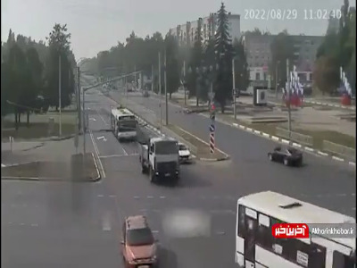 تصادف اتوبوس برقی با اتوبوس دیزلی تصادف اتوبوس برقی با اتوبوس دیزلی