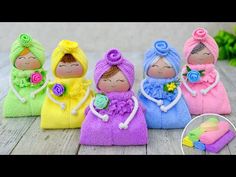 عروسک حوله ای بسازید