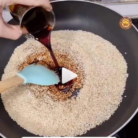 شکلات کنجدی با شیره انگور