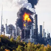 انفجار پالایشگاه نفت در کانادا ۸ زخمی برجای گذاشت