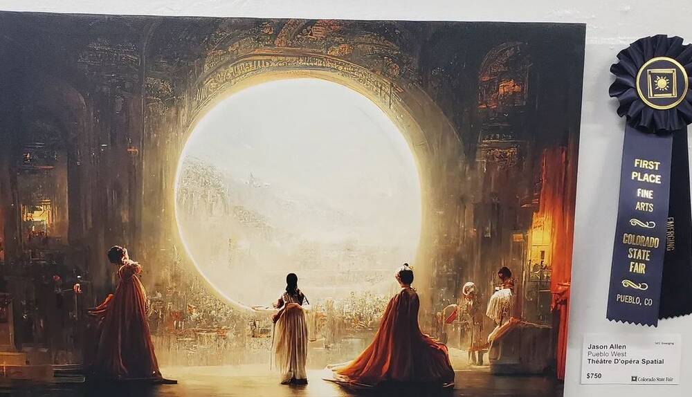 تصویر خلق شده با هوش مصنوعی برنده جشنواره هنری آمریکا شد