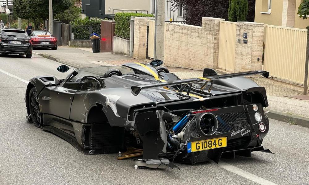 متلاشی شدن «پاگانی» 17 میلیون دلاری در کرواسی!