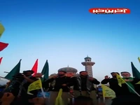 اجرای سرود «سلام یا مهدی» در مسجد سهله