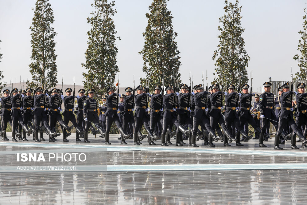 عکس/ استقبال رسمی رییس جمهور ازبکستان از ابراهیم رییسی