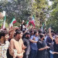 گزارش «فارس» از تجمع دانشجویان دانشگاه‌های تهران در محکومیت اغتشاش‌های اخیر