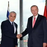 اردوغان با نخست وزیر رژیم‌ صهیونیستی دیدار کرد