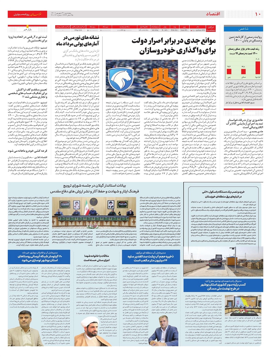 روزنامه خراسان/ رئیسی: پای حقوق ملت ایستادهایم