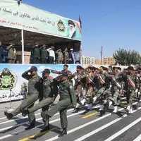 رژه مقتدرانه نیرو‌های مسلح در شاهرود