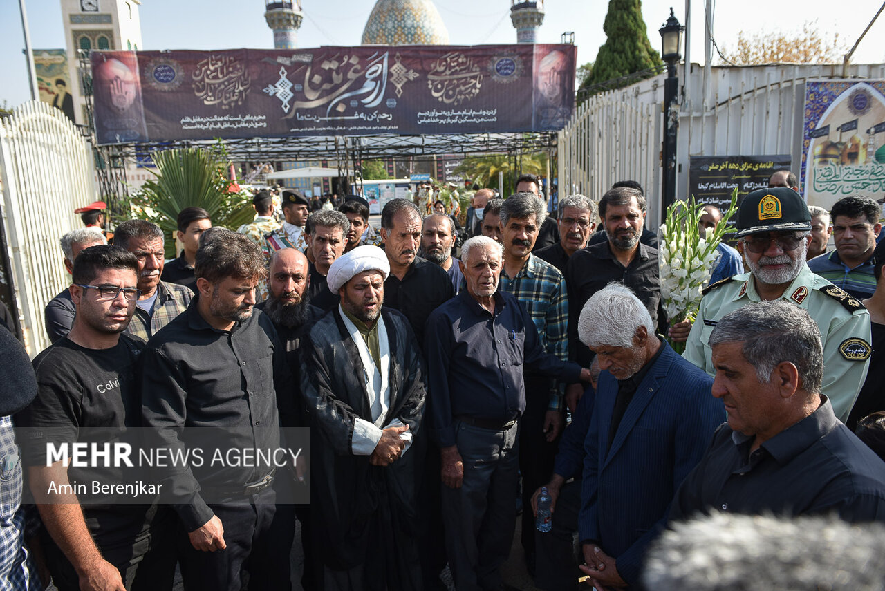 تشییع پیکر شهید «رضا زارع‌ مویدی» شهید مدافع امنیت در شیراز