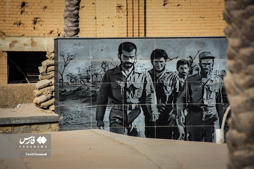عکس/ آمده ایم که بمانیم؛ جمله ای تلخ و تاریخی بر روی دیواری در خرمشهر