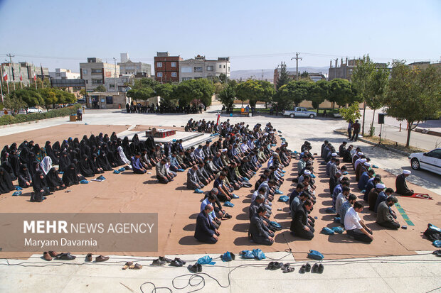 تجمع جامعه دانشگاهی بجنورد در محکومیت اغتشاشات اخیر