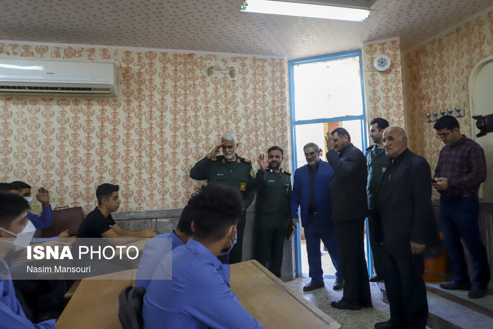 آیین نواختن زنگ بازگشایی مدارس خوزستان