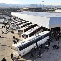تامین ۱۵۰۰ اتوبوس برای بازگشت زائران از مشهد
