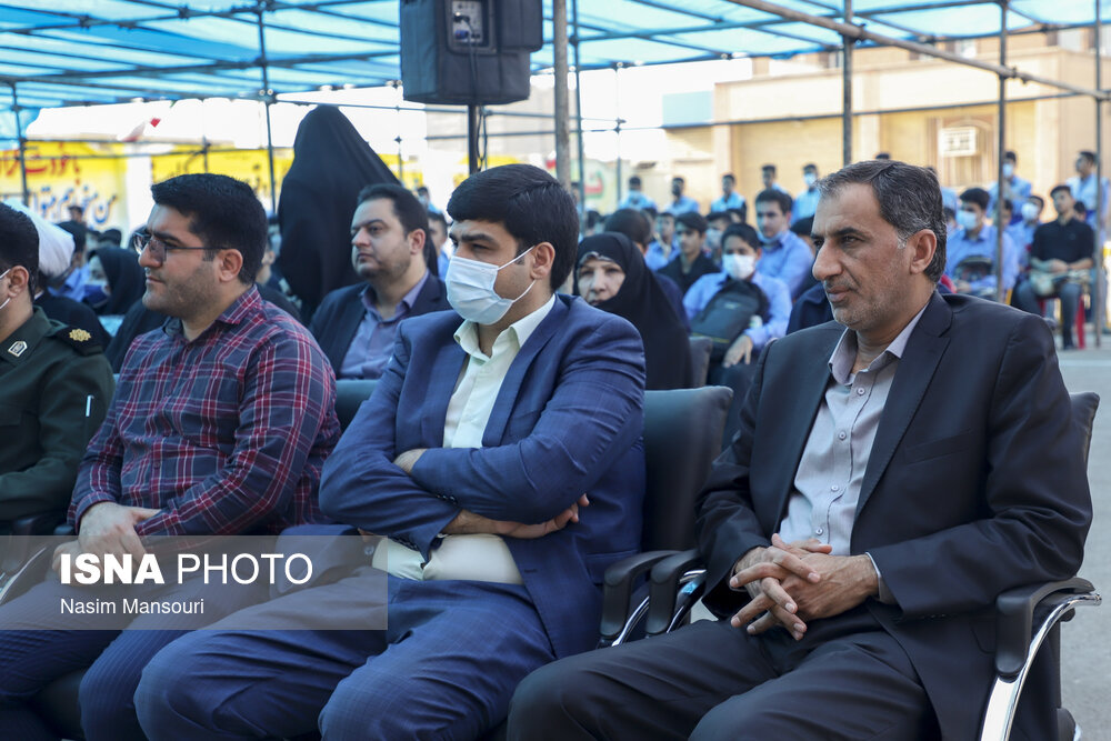 آیین نواختن زنگ بازگشایی مدارس خوزستان
