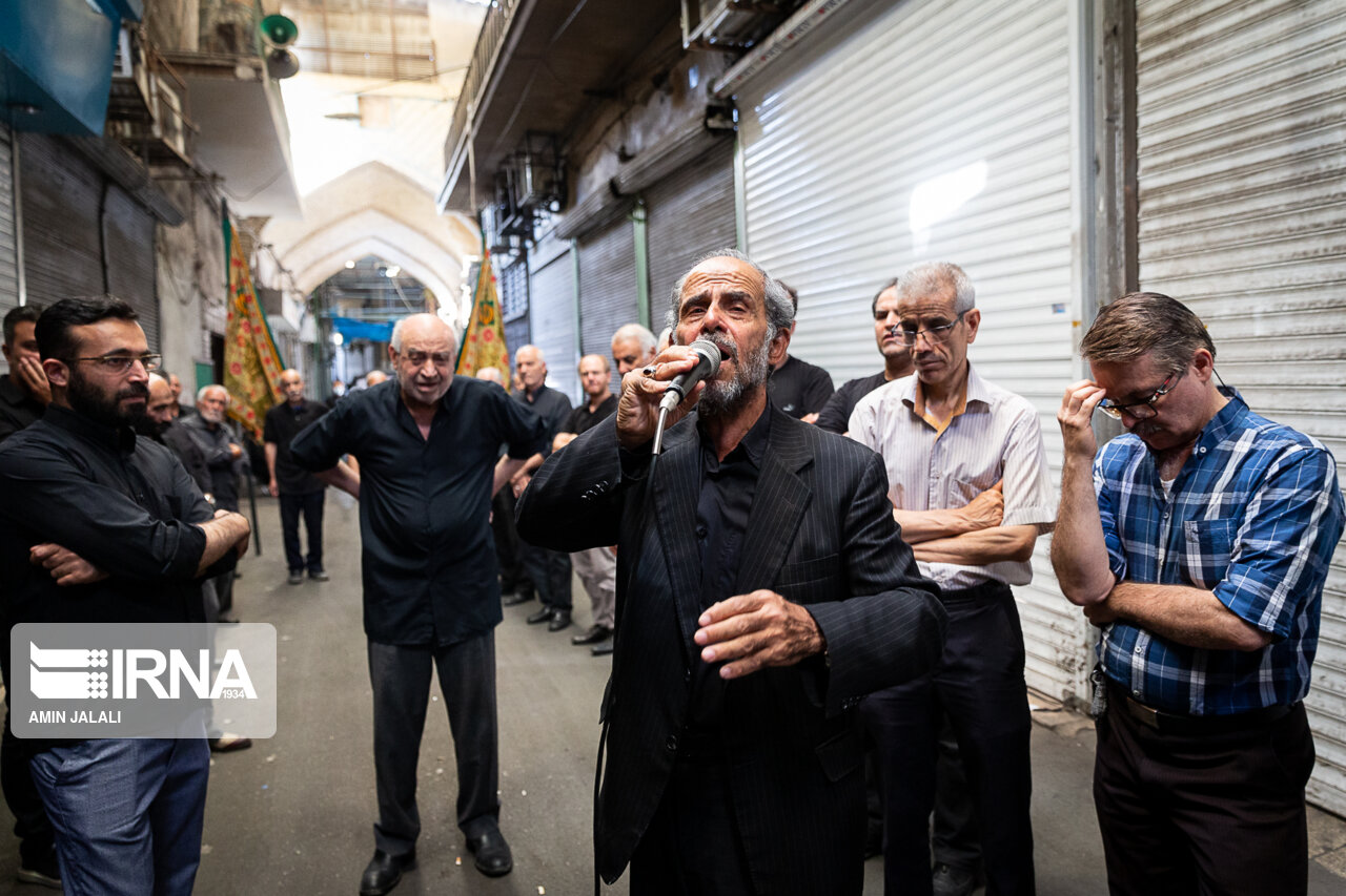 عکس/ عزاداری ۲۸ صفر در بازار تهران