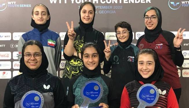 کسب سه مدال برنز توسط دختران ایران در مسابقات گرجستان