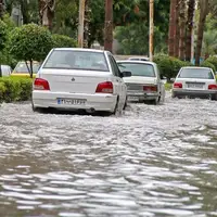 بارندگی شدید موجب آبگرفتگی معابر و خیابان‌های رامسر شد