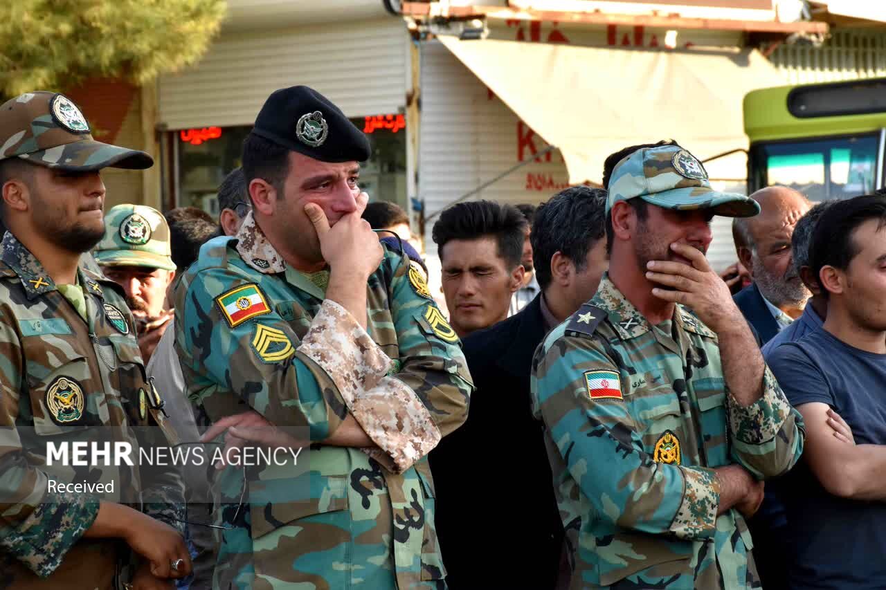 عکس/ تشییع پیکر شهید «مسلم جاویدی‌مهر» شهید مدافع امنیت در قوچان