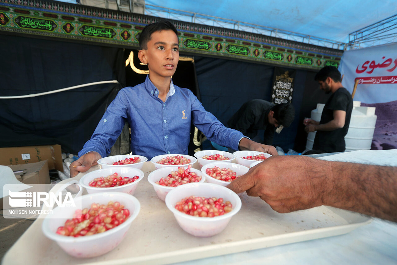 عکس/ خادمان زائران پیاده رضوی