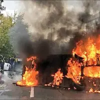 خسارت ۱۵ میلیاردی اغتشاشگران به آتش‌نشانی تهران