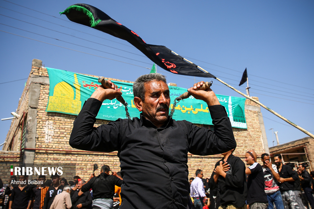 آیین سنتی علم گردانی و عزاداری ۲۸ صفر در نیشابور