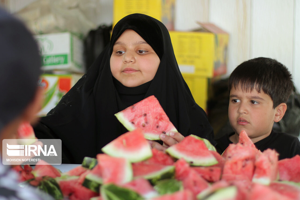 عکس/ خادمان زائران پیاده رضوی
