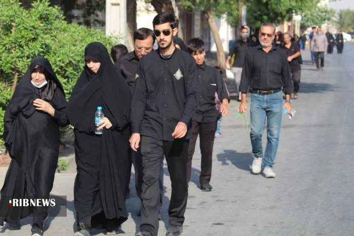 حضور هزاران نفر در آیین پیاده‌روی رضوی در بهبهان